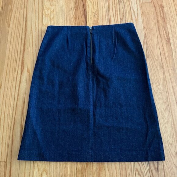 GAP structured denim pencil skirt sz 12, Mint! - Picture 2 of 2